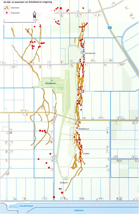Dijk- en terpresten van het oude Schokland