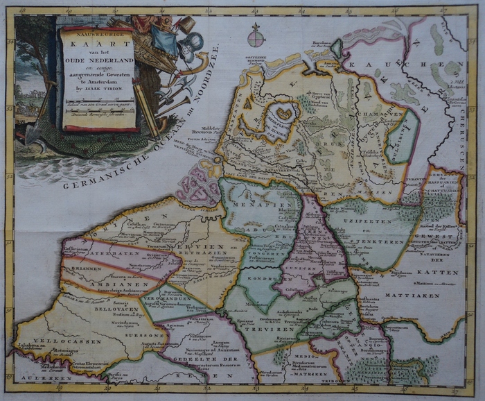 Een van de talrijke reconstructiepogingen van ons land in de Romeinse tijd