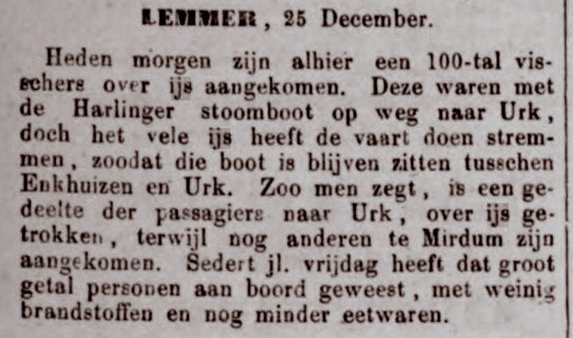 “ijs”-berichten uit de winter van 1870-71