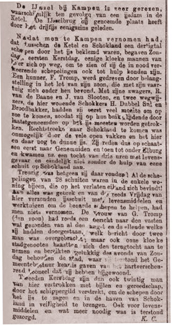 “ijs”-berichten uit de winter van 1870-71