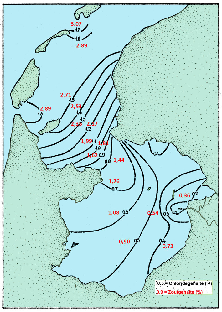 16. Zuiderzee chloridegehalte pct 1894-1930 - Volker 1942 KL2
